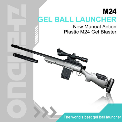 New Manual Action Plastic M24 Gel Blaster