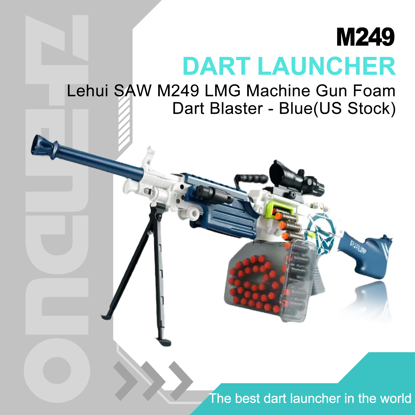 LeHui MG3 Machine Gun Foam Blaster | High Pressure | Outdoor