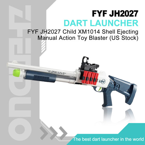 FYF JH2027 Child XM1014 Shell Ejecting Manual Action Toy Blaster (US Stock)