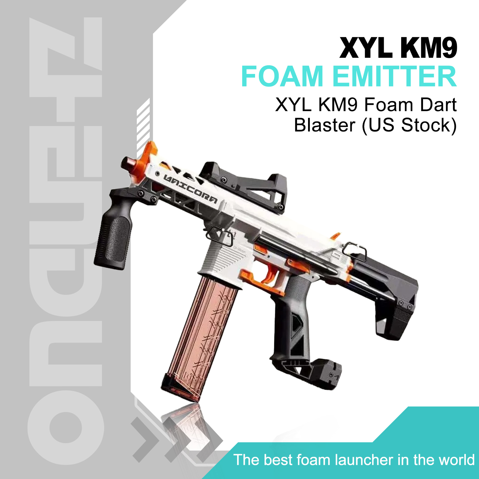 XYL KM9 Foam Blaster | US Stock | Rapid Fire Fun