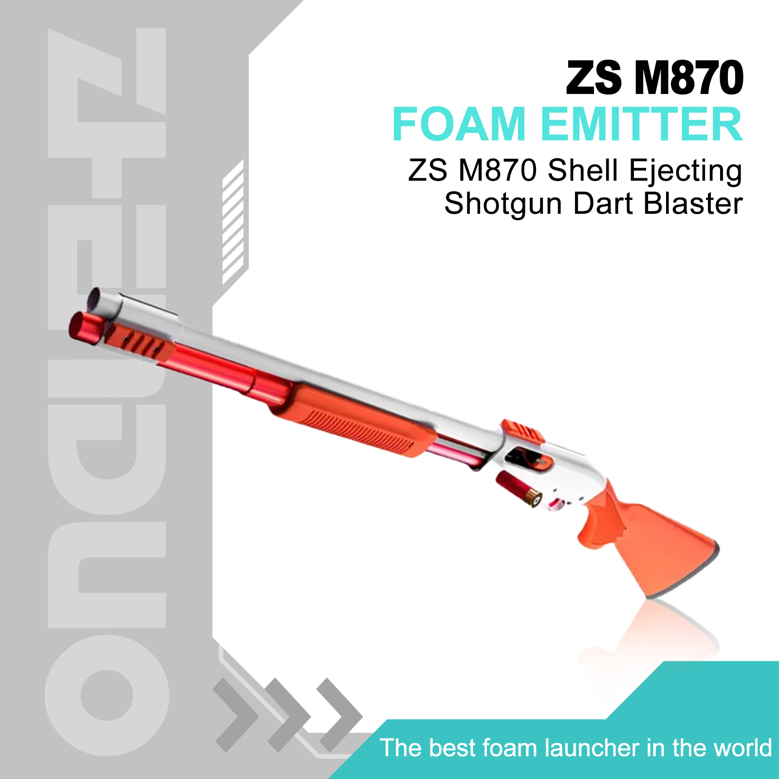 ZS M870 Shell Ejecting Shotgun Foam Blaster | High Simulation