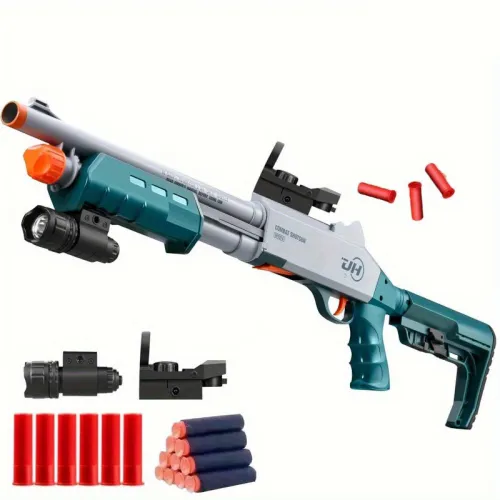 Soft Bullet Sniper Rifle with Scope Toy (US Stock)
