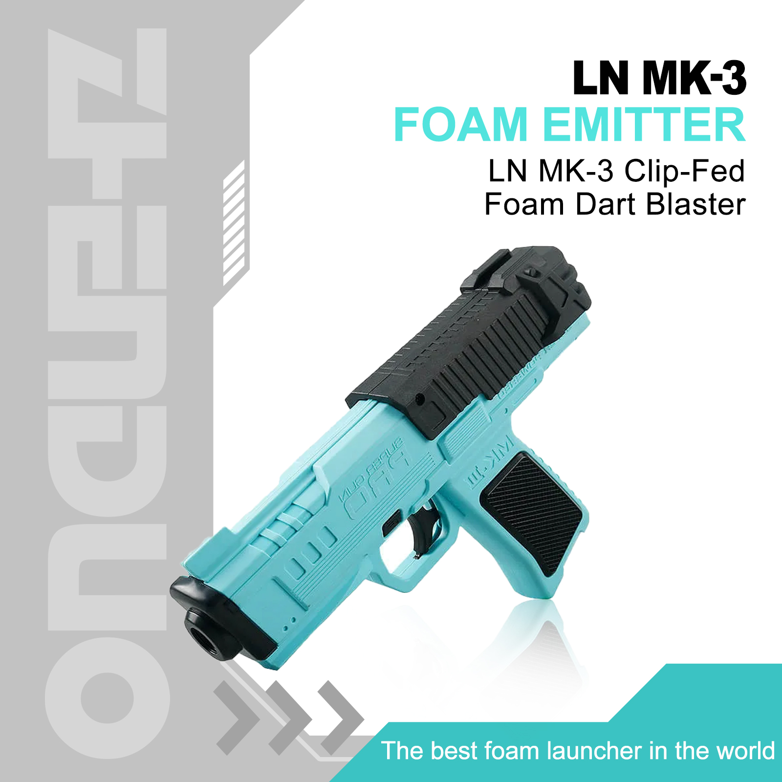 LN MK-3 Clip-Fed Foam Dart Blaster - m.zhenduoblaster.com - US$ 45.99