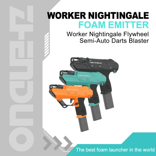 Worker Nightingale Flywheel Semi-Auto Darts Blaster