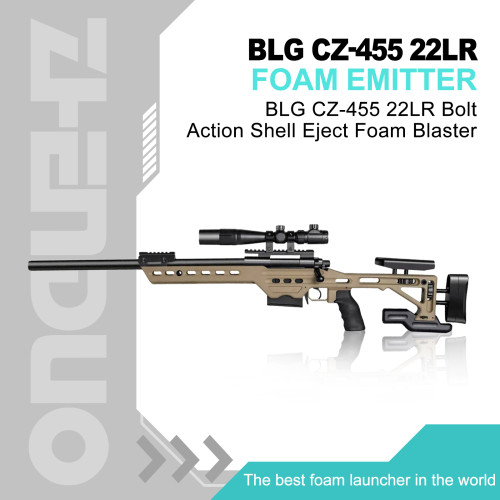 BLG CZ-455 22LR Bolt Action Shell Eject Foam Blaster