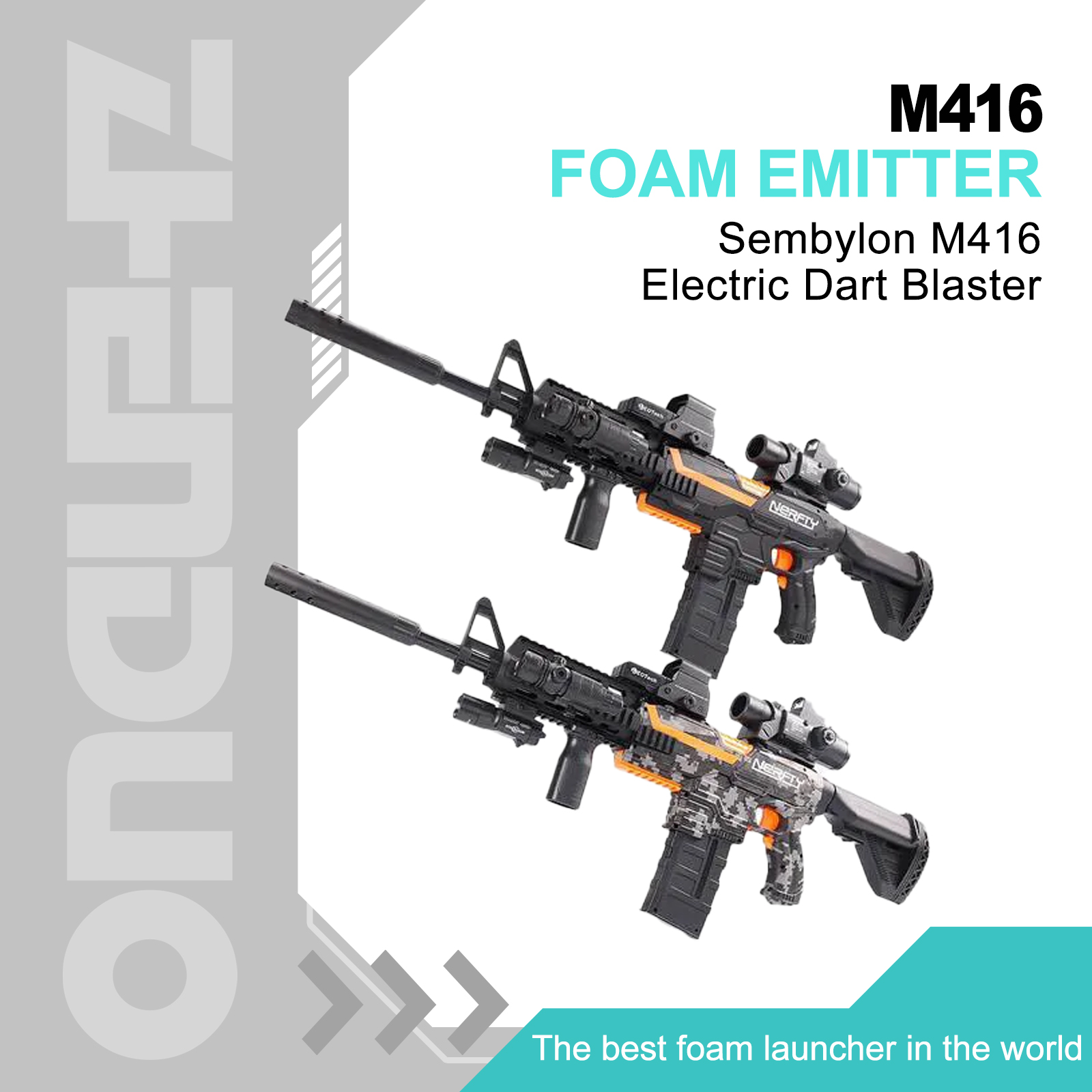 Upgrade Your Game: Sembylon M416 Foam Blaster | Safe & Fun