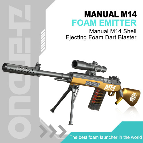 Manual M14 Shell Ejecting Foam Dart Blaster