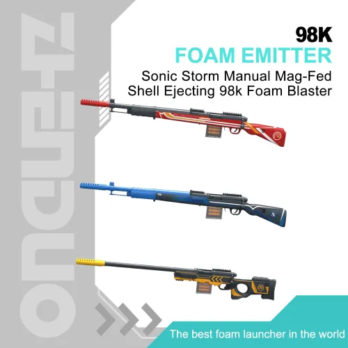 Sonic Storm Manual Mag-Fed Shell Ejecting 98k Foam Blaster