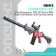 Long Suppressor HK416 Electric Rfile Foam Dart Blaster with Ejecting Shells Silencer
