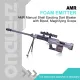 AMR Manual Shell Ejecting Dart Blaster with Bipod, Magnifying Scope
