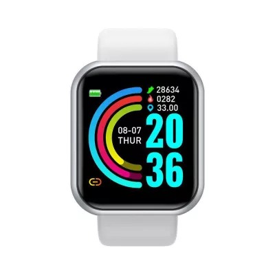 y68 d20 relógio smartwatch com bluetooth usb com monitor cardíaco