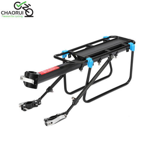 Aluminum Alloy Quick Release Rear Wheel Bike Rack Bicycle Rear Rack with Rear Reflector