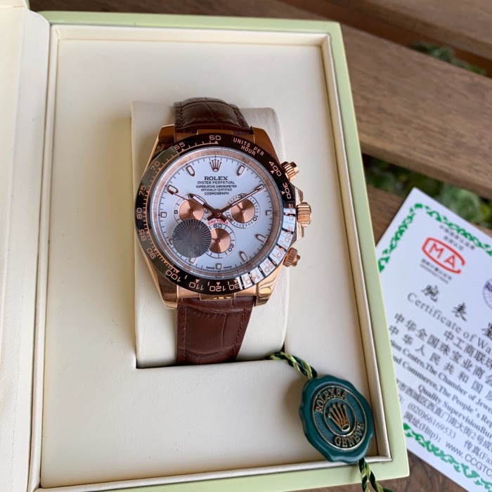 ロレックス メンズデイトナ Asian 7750 ムーブメント搭載 TSH-2001P400-RO160