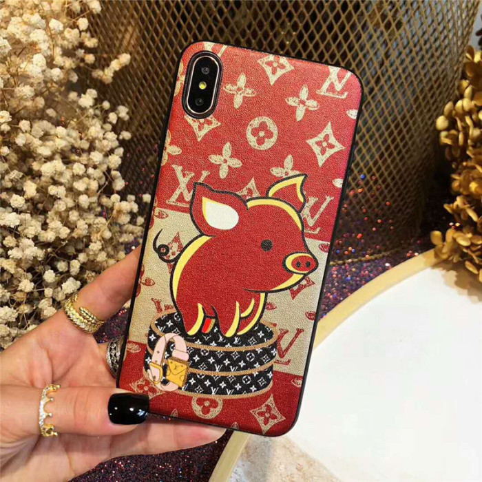 ルイヴィトン iphone xr/xs maxケース 人気ブランド アイフォンxs/xカバー １２種動物 人気 iphone 6s/7/8plusケース 激安通販
