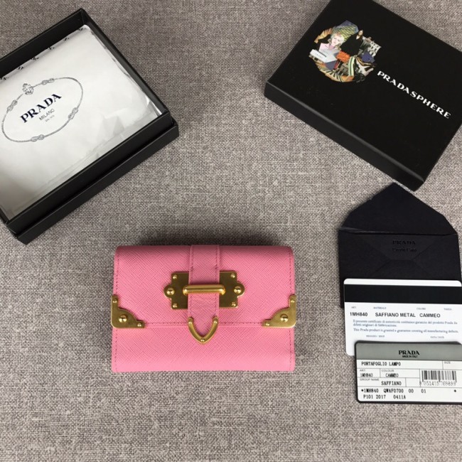 特N品通販 PRADA/プラダ 短財布 三つ折り財布 1MH840-PA384