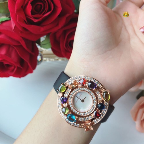 新作 BVLGARI ブルガリ 腕時計 レディース 宝石シリーズ BV-TSH280-009