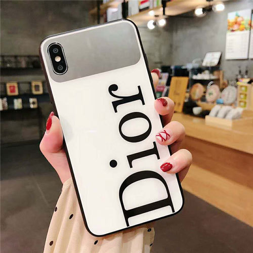 ディオール iphone xr/xs maxケース お洒落ブランド アイフォンxs/xカバーミラー付け Dior iphone 7/8plusケース 芸能人愛用