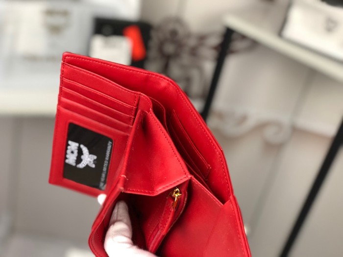 人気商品激安 エムシーエム 短財布 三つ折り財布 8033-MC498