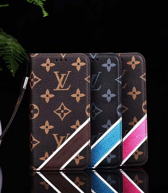 ルイヴィトン iphone 9/xs plusケース モノグラム ブランド lv iphone8/x保護カバー　ストラップ付け 人気手帳型