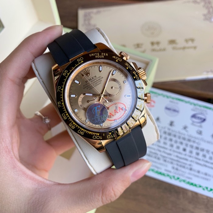 ロレックス メンズデイトナ Asian 7750 ムーブメント搭載 TSH-2001P420-RO170