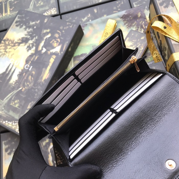 超高品質 GUCCI グッチ 長財布 Wホック二つ折り財布 573789-3