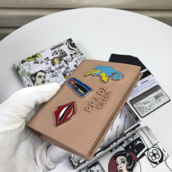 PRADA プラダ 特N品 激安 レディース 二つ折り財布 1MV204-PA370