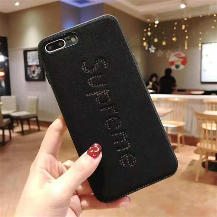 シュプリーム iphone xr/xs maxケース シンプル風 supremeアイフォンxs/xカバー 個性 iphone 7/8plusケース ファッションジャケット
