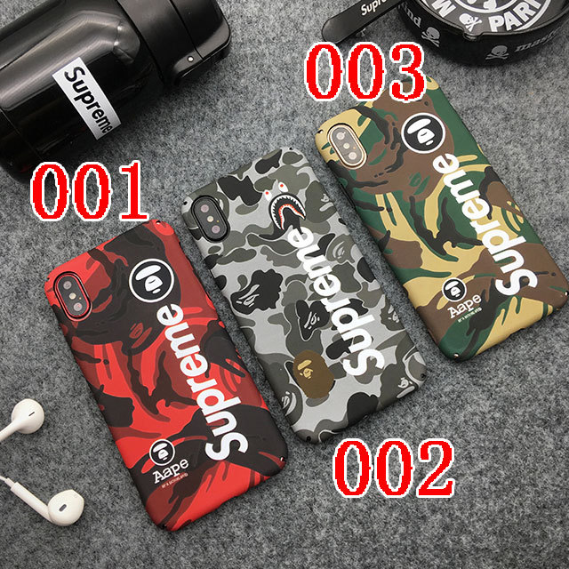 シュプリーム iphoneXケース人気 お洒落 iphone8/8plusケース Aape アシアブランド 若者愛用