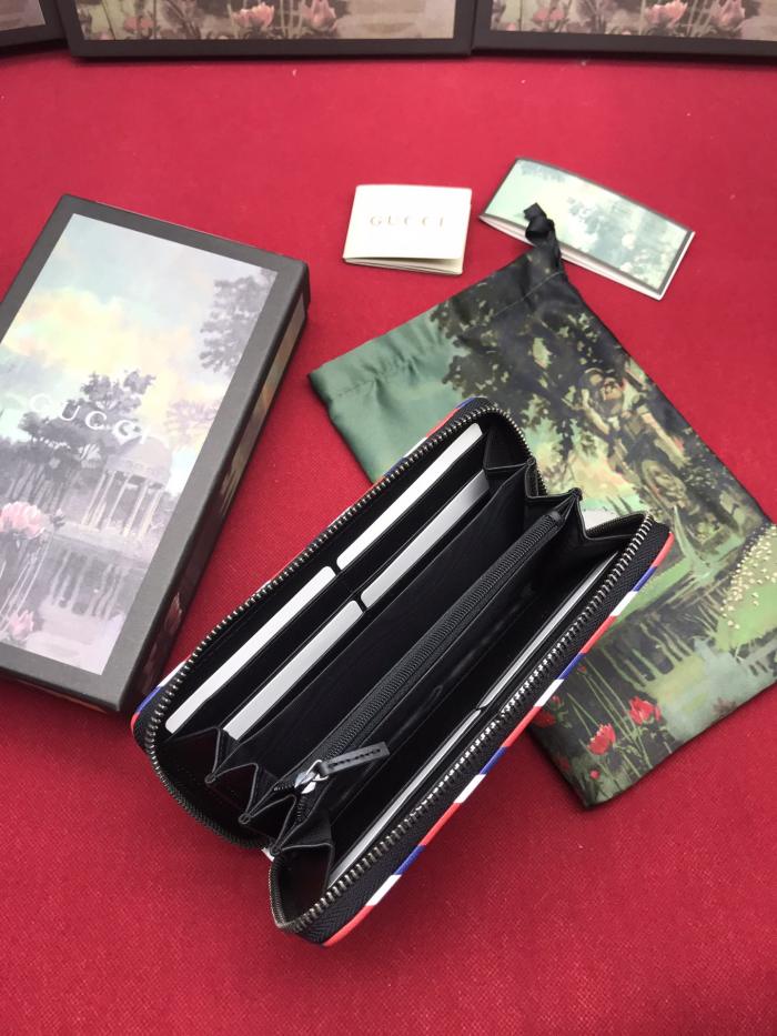 GUCCI グッチ 長財布 ラウンドファスナー式財布 496342-1 新作