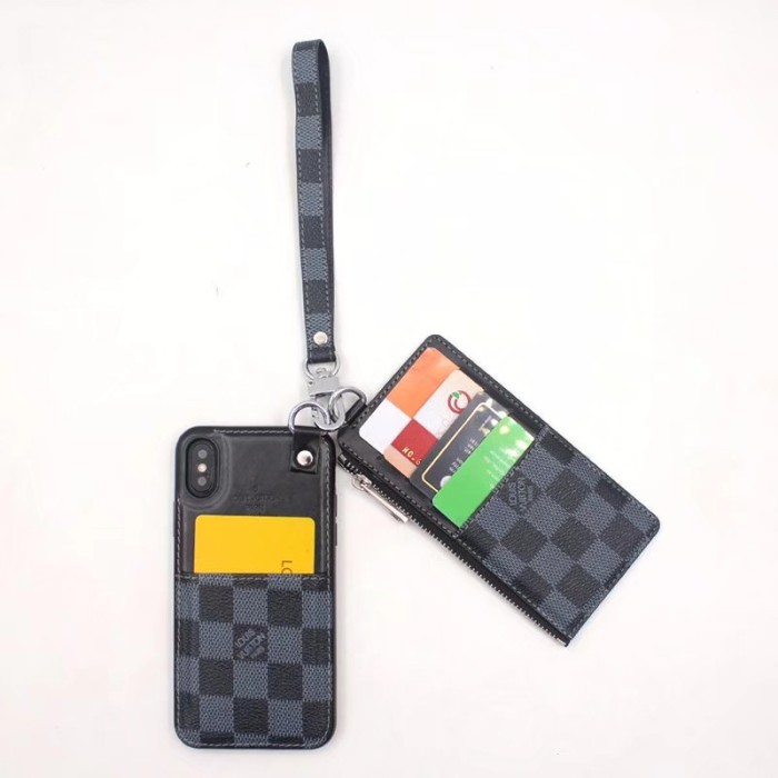 ルイヴィトン チエック柄 iphone x/xs/XR/xs maxケース お洒落 ブランド モノグラム アイフォンテンアール/xs/xs マックスカバー チャックポケット付け