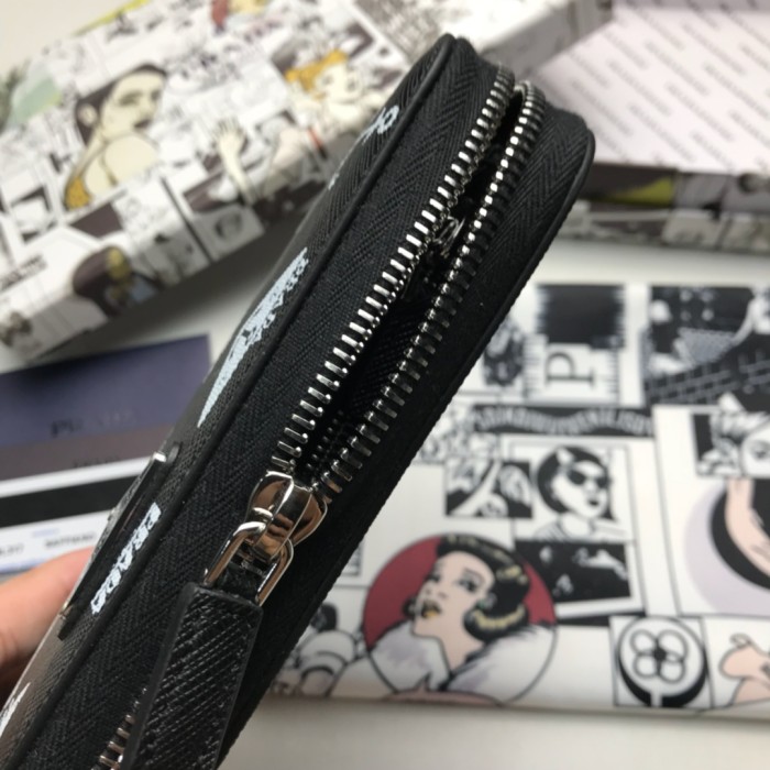 特N品 PRADA/プラダ 長財布 ラウンドファスナー式財布 2ML028-PA431