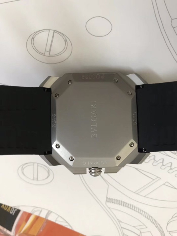 BVLGARI ブルガリ 腕時計 メンズ 42mm 精准6針 クロノグラフ BV-WD440-053