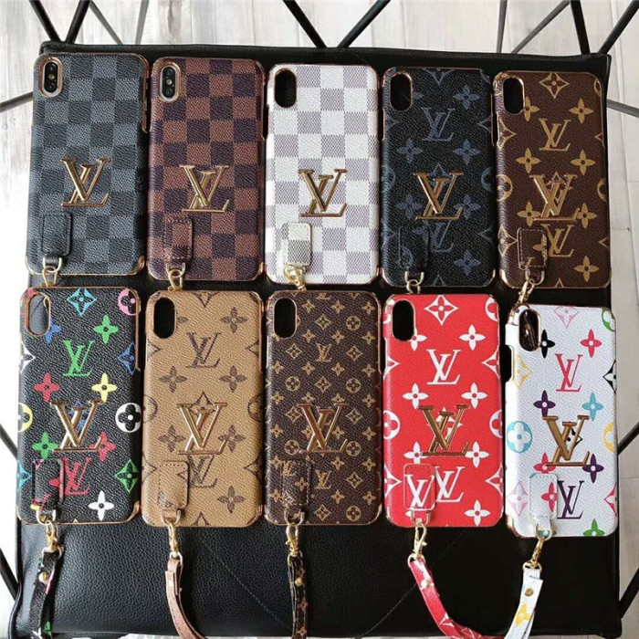 ルイヴィトン モノグラム iphone xrケース iphone xs maxカバー ブランド アイフォンxsマックスカバー ストラップ付き おしゃれ 芸能人愛用