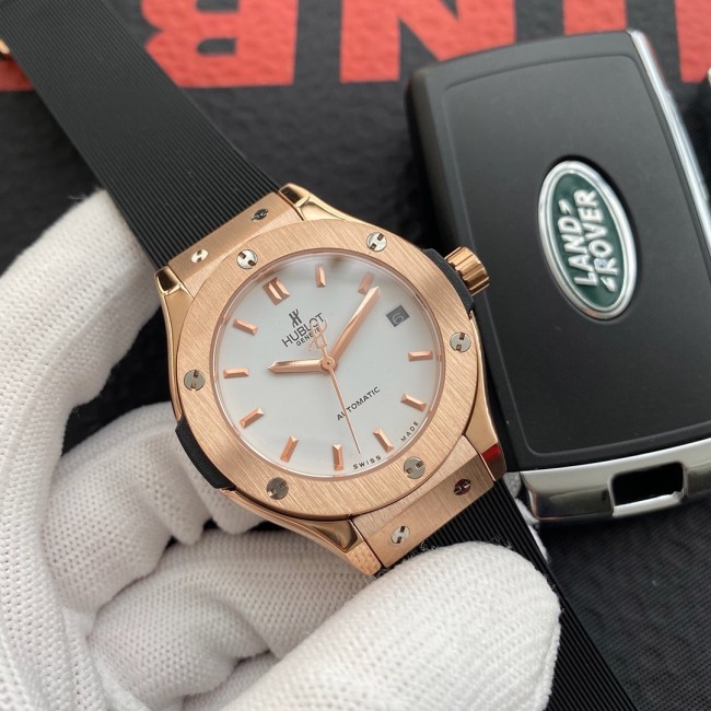 ウブロHUBLOT クラシックフュージョン レディース 21600振動 TSH2001P340-HU19