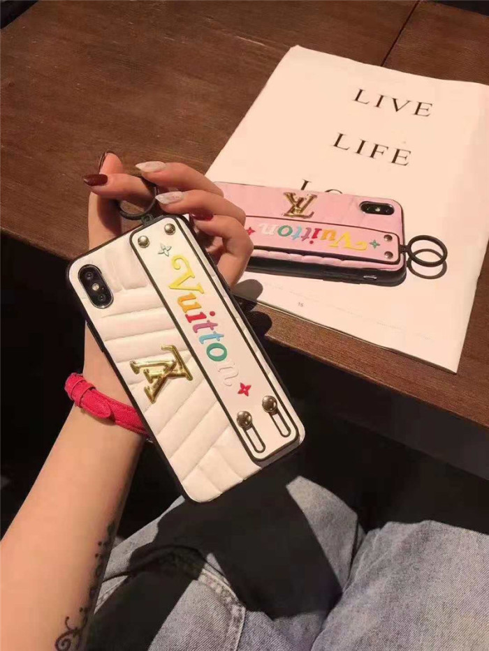 ルイヴィトン iphone xs/xs maxケース 個性ジャケット iphone xr/xケース ファッション iphone 6splus/8/7 plusケース ハンドベルト付け