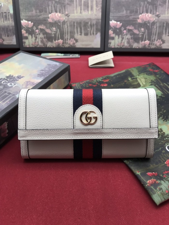 19SS美品 GUCCI グッチ 二つ折り長財布 長財布 通販 523153-2