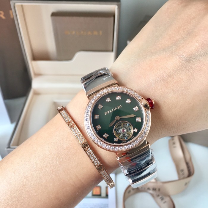 BVLGARI ブルガリ 時計 レディース 33mm 2019SS 自動巻き BV-SH-056