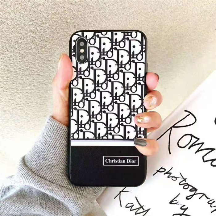 ディオール iphone xs/xs マックスケース シンプル風 アイフォン xr/テンケース iphone 6/10/8/7 plusケース 綺麗ロゴ　人気柄