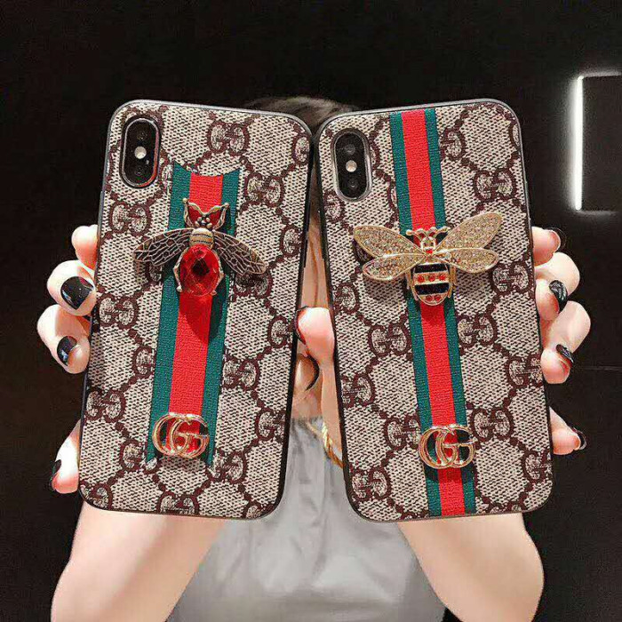 可愛い グッチ iphone xr/xs maxケース お洒落 ブランド iphone x/xsカバー ファッション アイフォン 6/8/7s plusケース レデイース愛用