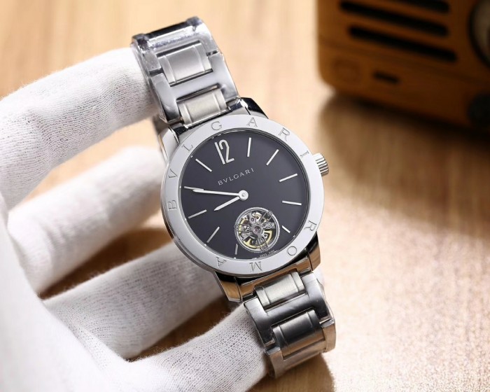 特N品 BVLGARI ブルガリ 腕時計 メンズ 陀飛輪時計 19SS BV-WD590-044