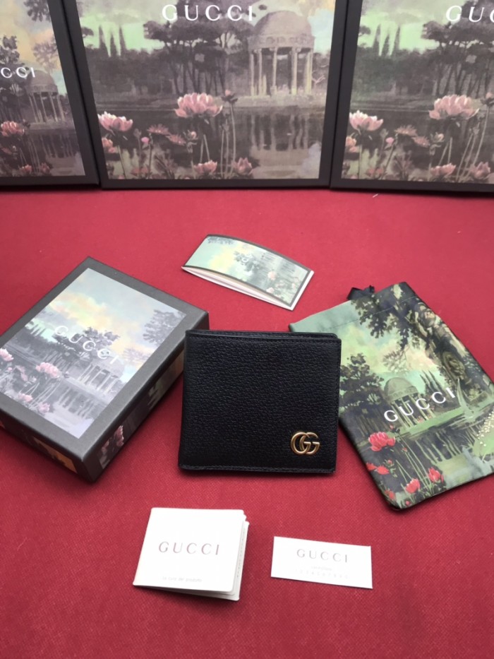 新作通販 GUCCI グッチ 二つ折り財布 短財布 メンズ 428726-1