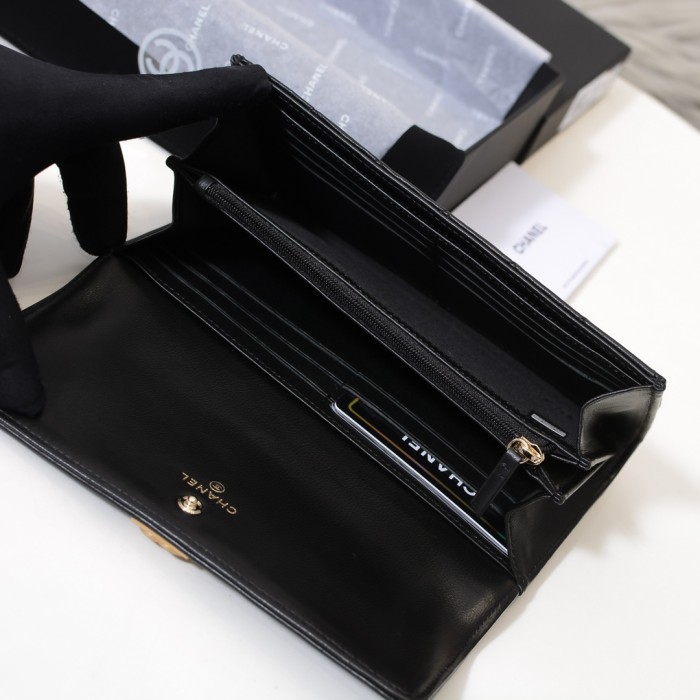 人気商品激安 CHANEL(シャネル) 長財布 三つ折り財布 9016-318