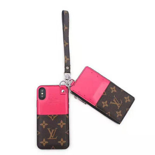 lv iphone xr/xs maxケースルイヴィトン iphone XI/11maxケース ビジネス風 iphone x/8/7 plusケースファッションカードポケット付き