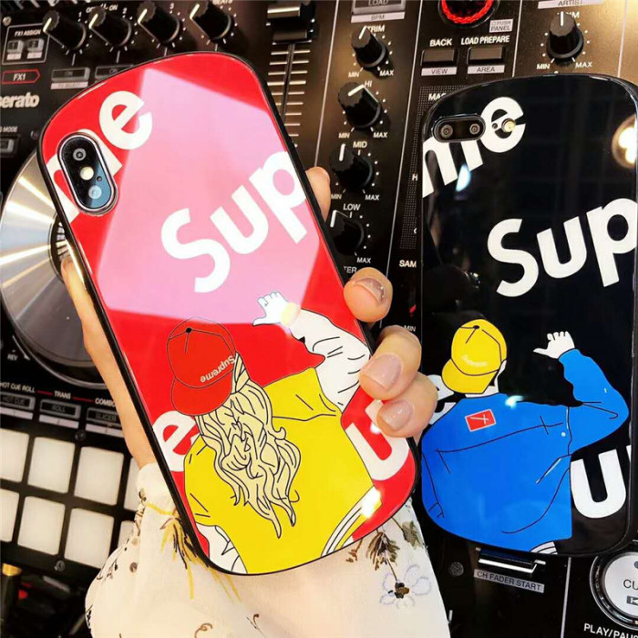 シュプリーム supreme iphone xs/xr/xsMax ケース 人気 iphone x/8/7plus カバー 潮流 個性 iphone テンアールカバー ファッション 男女兼用 激安新品