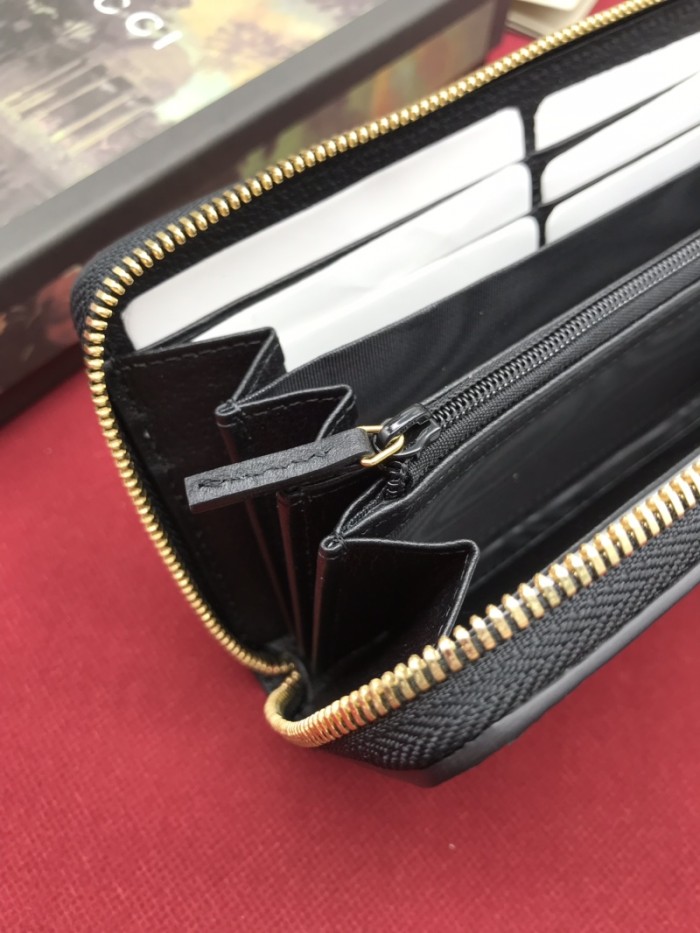 19SS美品 GUCCI グッチ 長財布 ラウンドファスナー式財布 523154-1