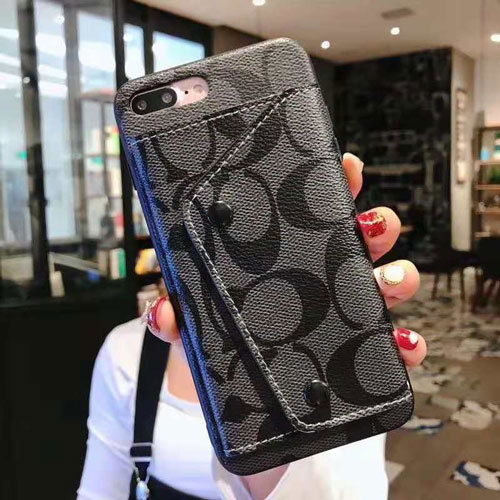 コーチ iphone11/11pro/11pro maxケース即納品 iphone xr/xsケース カード入れ iphone x/8plusケース 高級レザー アイフォン7/xs maxケース ビジネス風