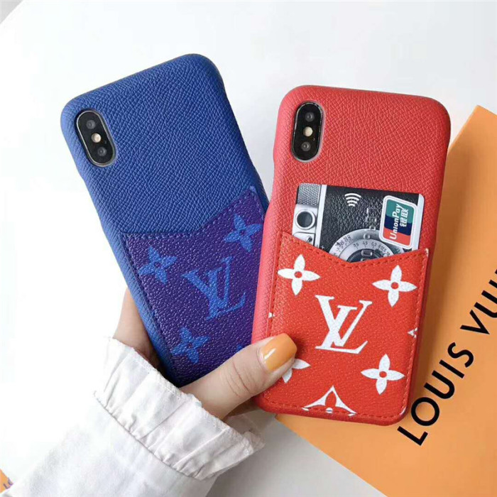 ルイヴィトン iphone xrケース iPhone xs/xs maxカバー ブランド 2019新作 おしゃれ 花柄 アイフォンx/7/8plusケース 人気 カード入れ 芸能人愛用