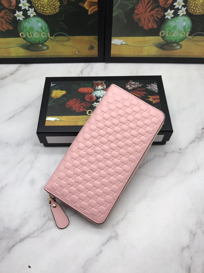 美品 GUCCI グッチ 長財布 ラウンドファスナー式財布 449391-1