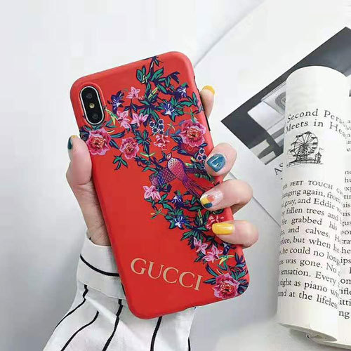 gucci iphone xr/xs maxケースグッチ iphone 10s/11/xiケースブランド花柄アイフォン x/8/7 plusスマホケースお洒落ペア 保護