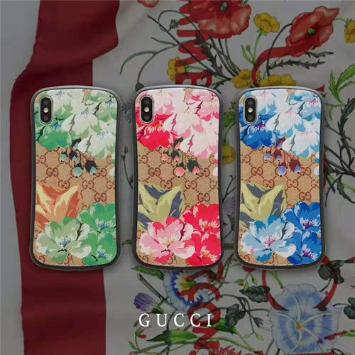 gucci iphone xr/xs maxケース 自然風 グッチ iphone xi/X11rケース ファション 花 人気ブランド 花柄 GUCCIアイフォンxi maxケース お洒落 アイフォンケース 上品